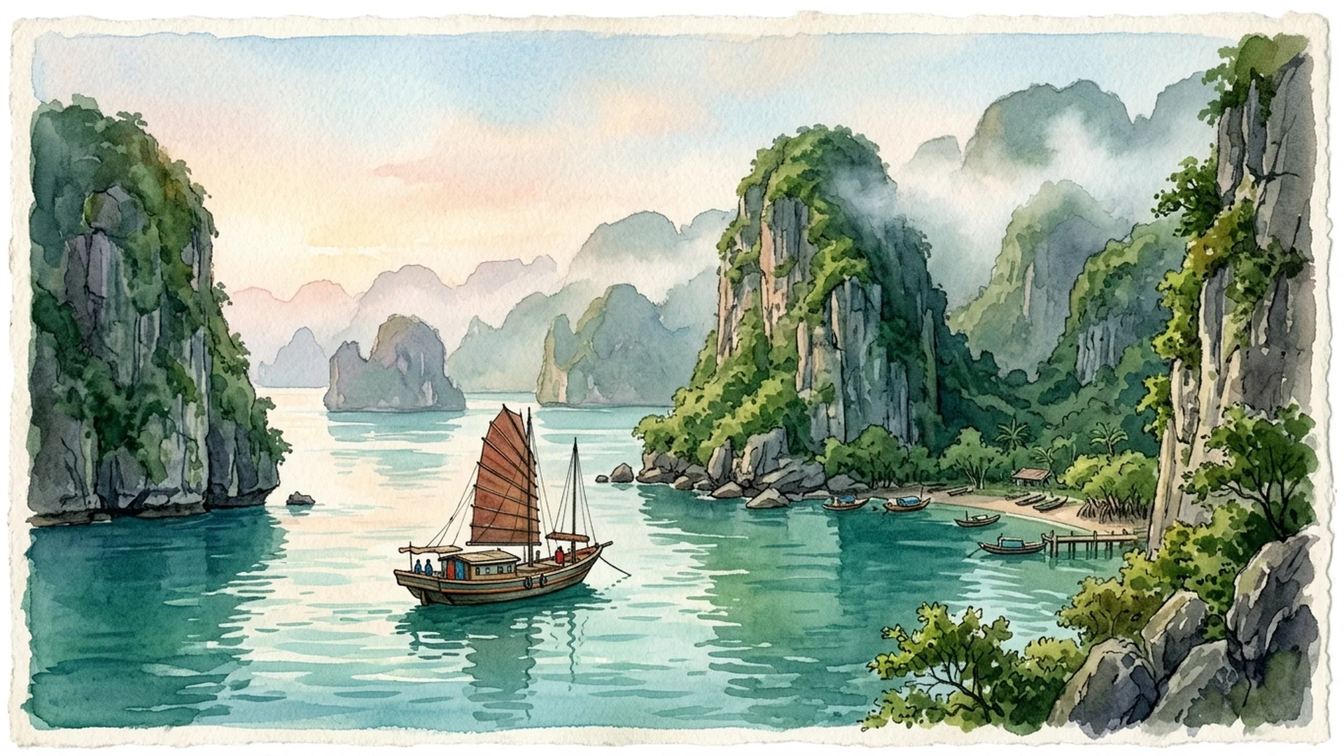 Die stille Bucht: Lan Ha statt Ha Long
