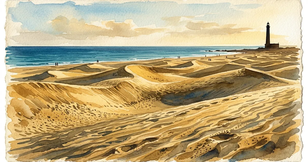 Illustration: Dünen von Maspalomas