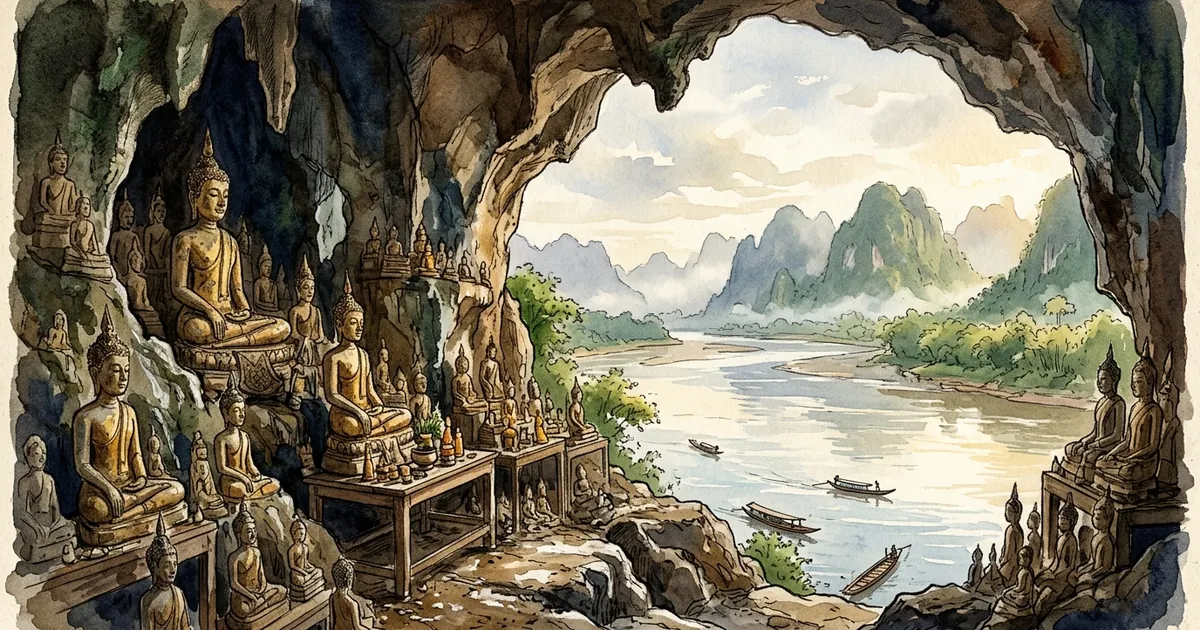 Illustration: Pak-Ou-Höhlen