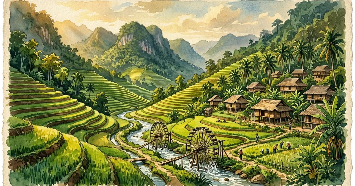 Illustration: Pu-Luong-Naturreservat