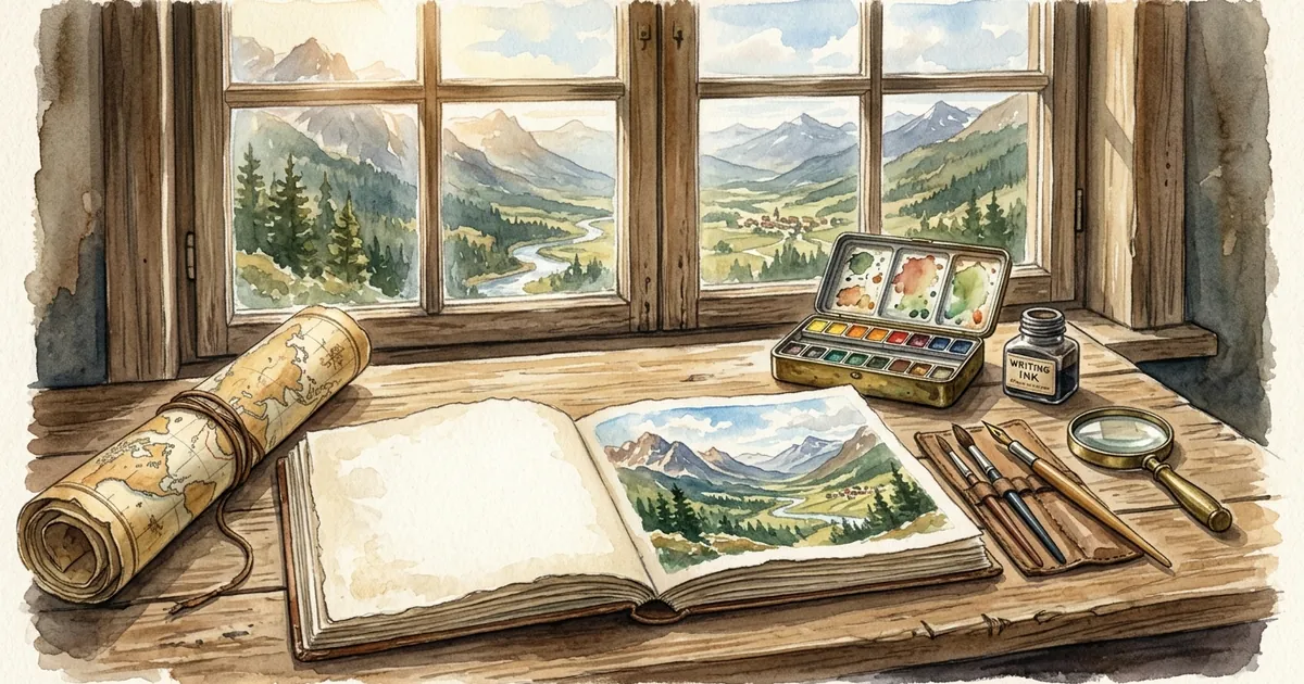 Illustration: Warum ich zeichne statt fotografiere